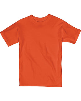 Hanes Youth Beefy-T T-Shirt 5380 | Orange - Front