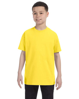 Hanes Youth Authentic-T T-Shirt 54500 | Yellow - Front