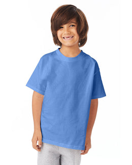 Hanes Youth Authentic-T T-Shirt 54500 | Carolina Blue - Front