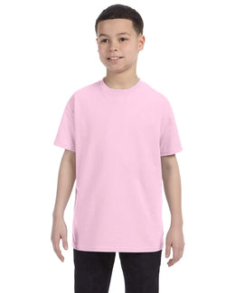 Hanes Youth Authentic-T T-Shirt 54500 | Pale Pink - Front