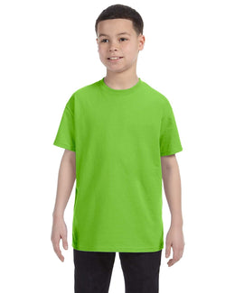 Hanes Youth Authentic-T T-Shirt 54500 | Lime - Front