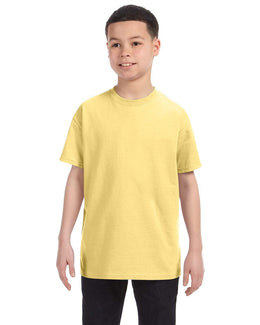 Hanes Youth Authentic-T T-Shirt 54500 | Daffodil Yellow - Front