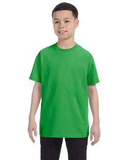 Hanes Youth Authentic-T T-Shirt 54500 | Shamrock Green - Front