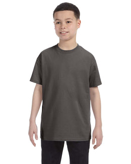 Hanes Youth Authentic-T T-Shirt 54500 | Smoke Gray - Front