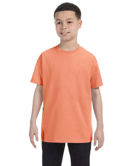 Hanes Youth Authentic-T T-Shirt 54500 | Candy Orange - Front