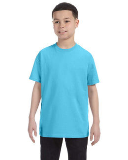 Hanes Youth Authentic-T T-Shirt 54500 | Blue Horizon - Front