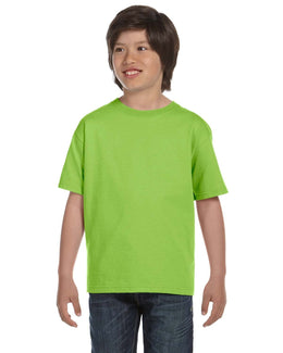 Hanes Youth ComfortSoft T-Shirt 5480 | Lime - Front