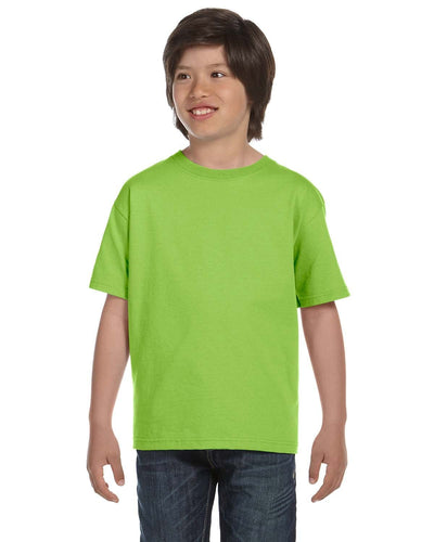 Hanes Youth ComfortSoft T-Shirt 5480 | Lime - Front