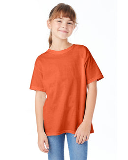 Hanes Youth ComfortSoft T-Shirt 5480 | Texas Orange - Front