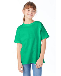 Hanes Youth ComfortSoft T-Shirt 5480 | Kelly Green - Front