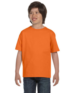 Hanes Youth ComfortSoft T-Shirt 5480 | Orange - Front