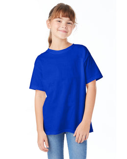 Hanes Youth ComfortSoft T-Shirt 5480 | Athletic Royal - Front