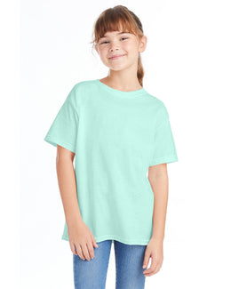 Hanes Youth ComfortSoft T-Shirt 5480 | Clean Mint - Front
