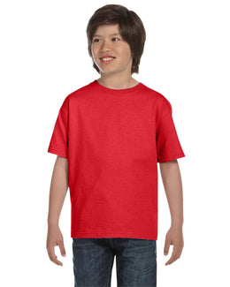 Hanes Youth ComfortSoft T-Shirt 5480 | Athletic Red - Front