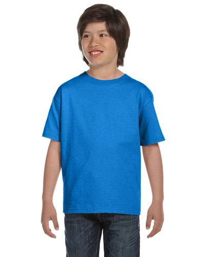 Hanes Youth ComfortSoft T-Shirt 5480 | Bluebell Breeze - Front