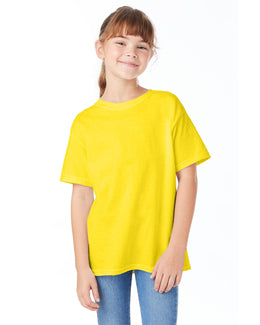 Hanes Youth ComfortSoft T-Shirt 5480 | Athletic Yelllow - Front