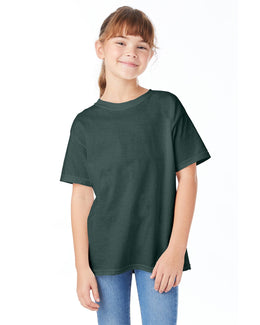 Hanes Youth ComfortSoft T-Shirt 5480 | Athletic Dk Gren - Front