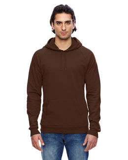 American Apparel Unisex California Fleece Pullover Hoodie 5495W | Brown - Front