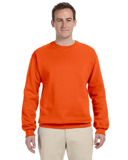 Jerzees 50/50 Crewneck Sweatshirt 562 | Safety Orange - Front