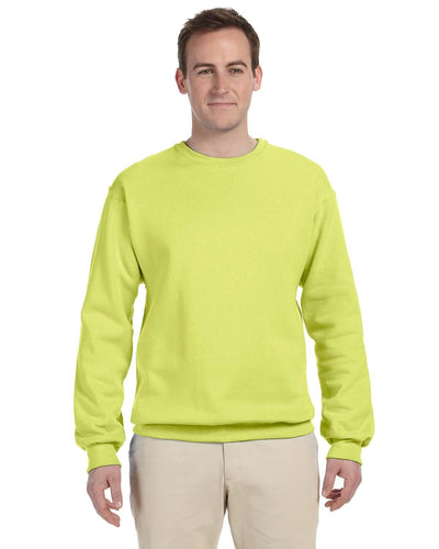 Jerzees 50/50 Crewneck Sweatshirt 562 | Safety Green - Front