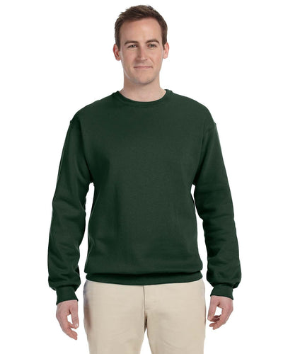 Jerzees 50/50 Crewneck Sweatshirt 562 | Forest Green - Front