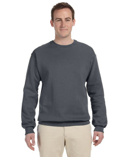 Jerzees 50/50 Crewneck Sweatshirt 562 | Charcoal Grey - Front