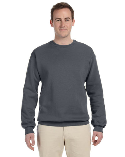 Jerzees 50/50 Crewneck Sweatshirt 562 | Charcoal Grey - Front