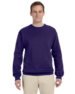 Jerzees 50/50 Crewneck Sweatshirt 562 | Deep Purple - Front
