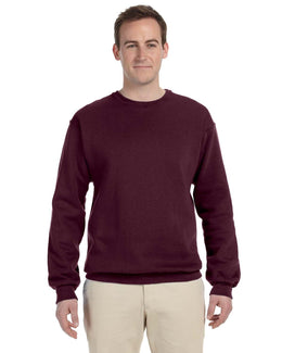 Jerzees 50/50 Crewneck Sweatshirt 562 | Maroon - Front