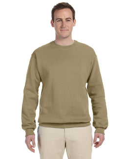 Jerzees 50/50 Crewneck Sweatshirt 562 | Khaki - Front