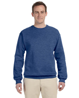 Jerzees 50/50 Crewneck Sweatshirt 562 | Vintage Hth Blue - Front