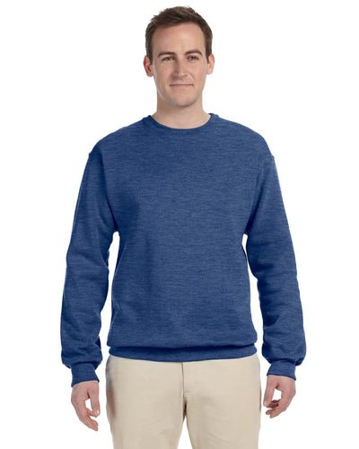 Jerzees 50/50 Crewneck Sweatshirt 562 | Vintage Hth Blue - Front