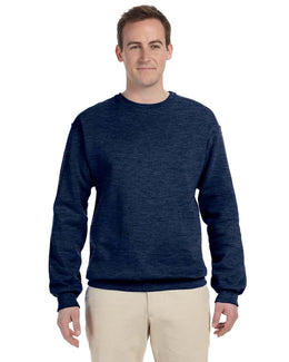 Jerzees 50/50 Crewneck Sweatshirt 562 | Vintage Hth Navy - Front