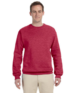 Jerzees 50/50 Crewneck Sweatshirt 562 | Vintage Hth Red - Front