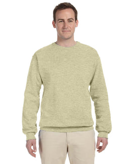 Jerzees 50/50 Crewneck Sweatshirt 562 | Oatmeal Heather - Front
