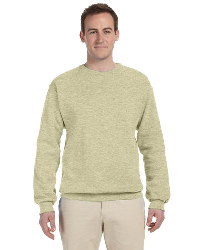 Jerzees 50/50 Crewneck Sweatshirt 562 | Oatmeal Heather - Front