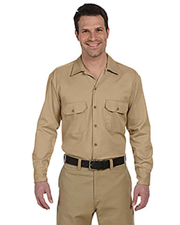 Dickies Long Sleeve Work Shirt 574 | Desert Sand - Front