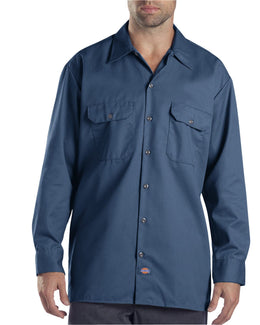 Dickies Long Sleeve Work Shirt 574 | Navy - Front