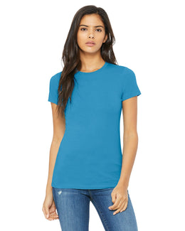 Bella+Canvas Ladies Favorite T-Shirt 6004 | Aqua - Front