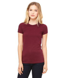 Bella+Canvas Ladies Favorite T-Shirt 6004 | Maroon - Front