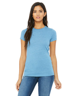 Bella+Canvas Ladies Favorite T-Shirt 6004 | Ocean Blue - Front