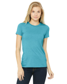 Bella+Canvas Ladies Favorite T-Shirt 6004 | Heather Aqua - Front