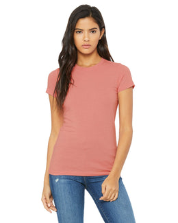Bella+Canvas Ladies Favorite T-Shirt 6004 | Heather Pink - Front