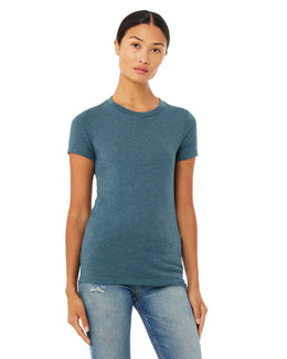 Bella+Canvas Ladies Favorite T-Shirt 6004 | Hthr Deep Teal - Front