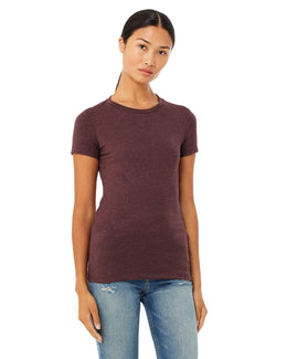 Bella+Canvas Ladies Favorite T-Shirt 6004 | Heather Maroon - Front