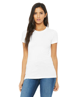 Bella+Canvas Ladies Favorite T-Shirt 6004 | Solid Wht Blend - Front