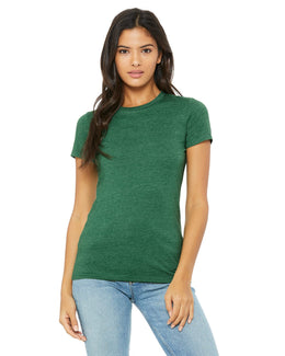 Bella+Canvas Ladies Favorite T-Shirt 6004 | Hthr Grass Grn - Front
