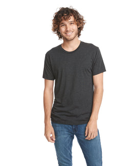 Next Level Mens Triblend Crew Tee 6010 | Vintage Black - Front