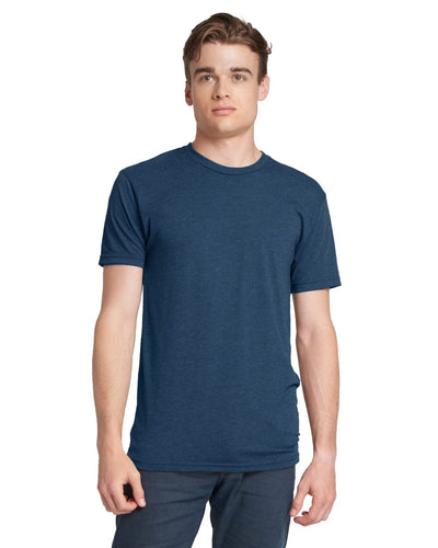 Next Level Mens Triblend Crew Tee 6010 | Vintage Navy - Front