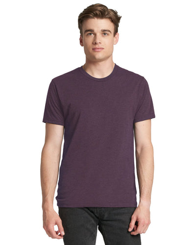 Next Level Mens Triblend Crew Tee 6010 | Vintage Purple - Front